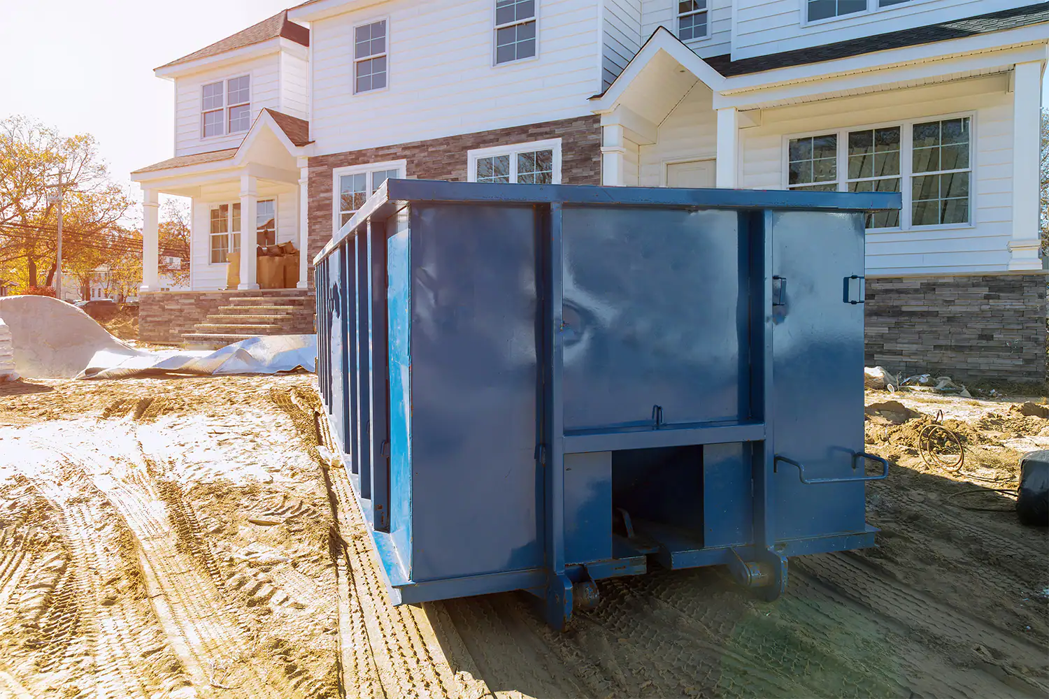 Dumpster-at-house